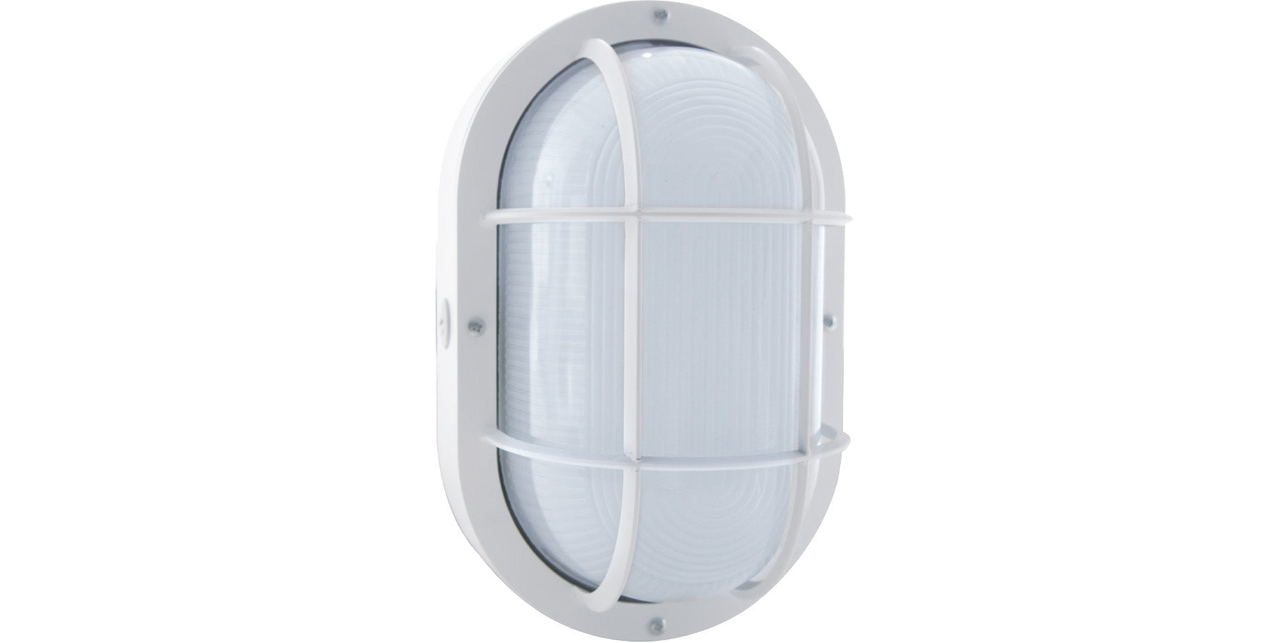 NaturaLED LED-FXBWL Series 10-Watt LED White Bulkhead Wall Light Fixture 90W Equivalent
