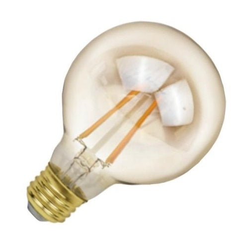 NaturaLED LED5G25/FIL/35L/922 5 Watt LED G25 Filament Lamp E26 Base 2200K Dimmable