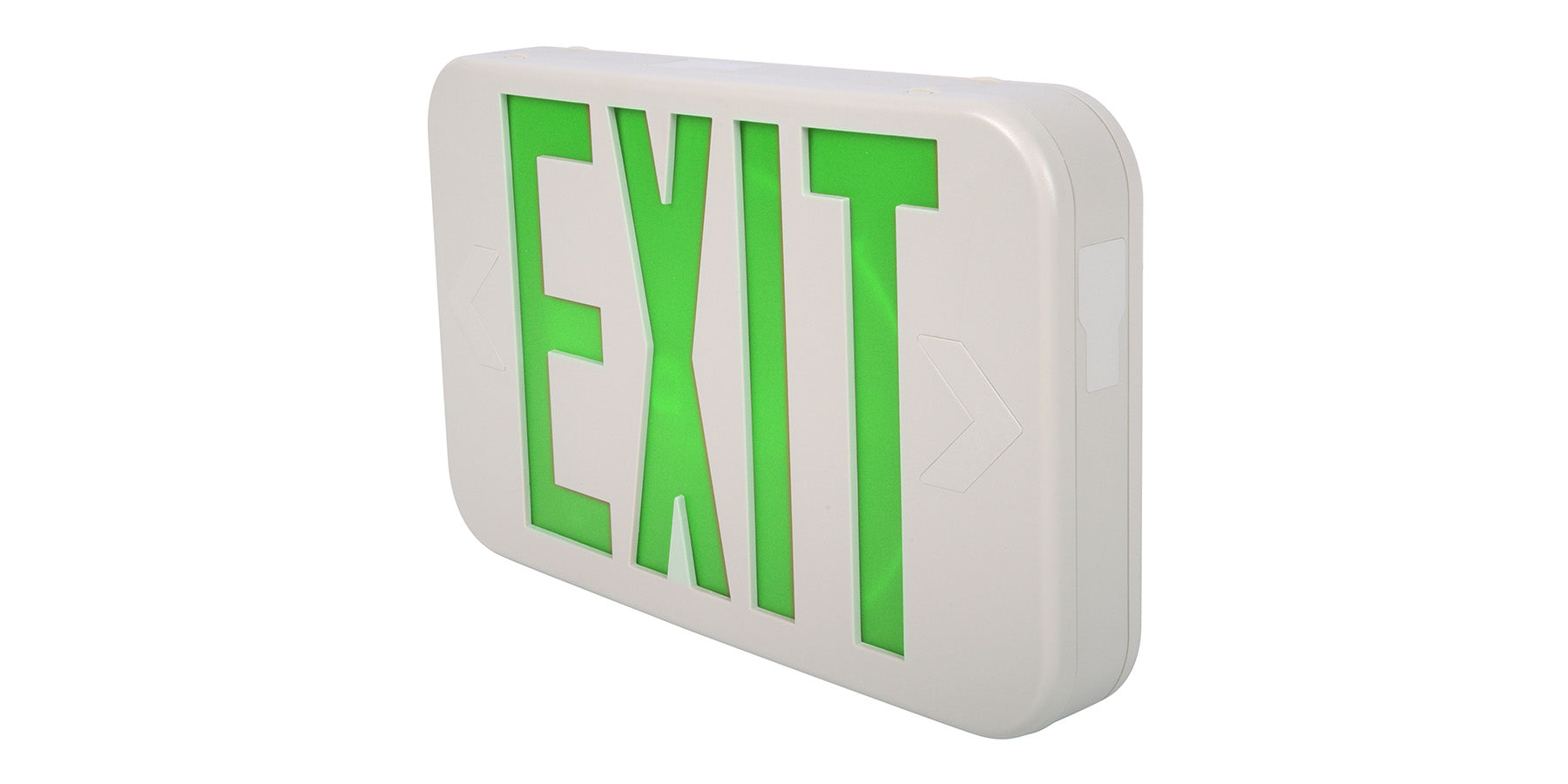 NaturaLED LEDEX-GRN/RED-WH 1-Watt LED Bi-Color Emergency Exit Sign