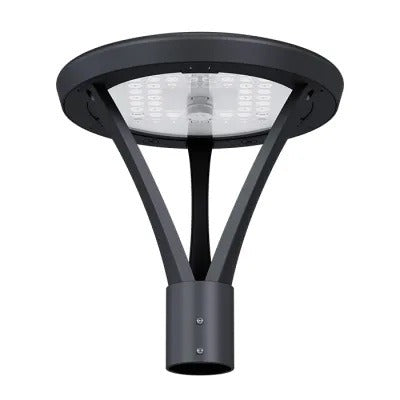 NaturaLED PST16 Wattage and Color Selectable 16-Inch Post Top Area Light Fixture Dimmable - Black