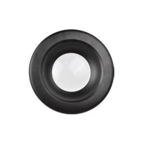 NaturaLED RT-4RL9-BK 4-Inch Black Recessed Trim for Downlight Fixtures