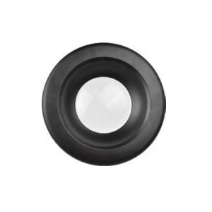 NaturaLED RT-6RL15-BK 6-Inch Black Recessed Trim for Downlight Fixtures