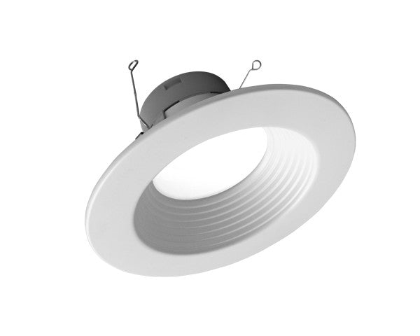 Nicor Lighting DLR56 Series Energy Star Rated 5/6-Inch LED Recessed Downlight Retrofit with White Baffle Trim