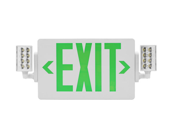 Nicor Lighting ECL2 3.3-Watt LED Emergency Light and Exit Sign Combo