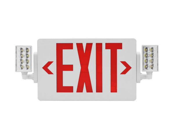 Nicor Lighting ECL2 3.3-Watt LED Emergency Light and Exit Sign Combo