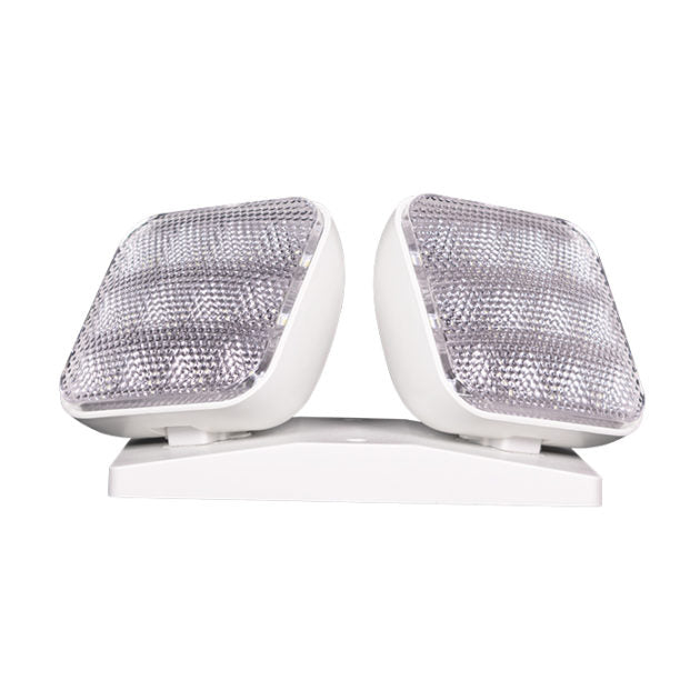 Nicor Lighting ERH2WH 1.2-Watt 8.75-Inch Remote Dual Head LED Emergency Light Fixture