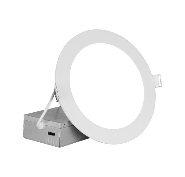 Nicor Lighting REL61120S 6-inch Color Selectable Canless Edge Lit Recessed LED Downlight Kit Dimmable