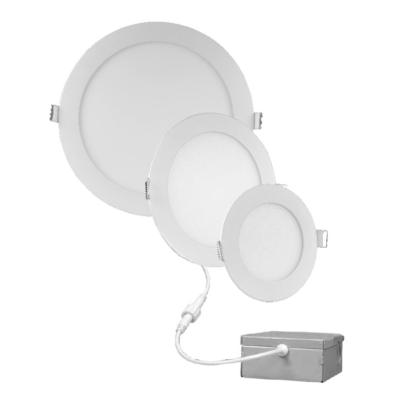 Nicor Lighting REL Series Edge Lit Recessed LED Downlight Fixture Dimmable