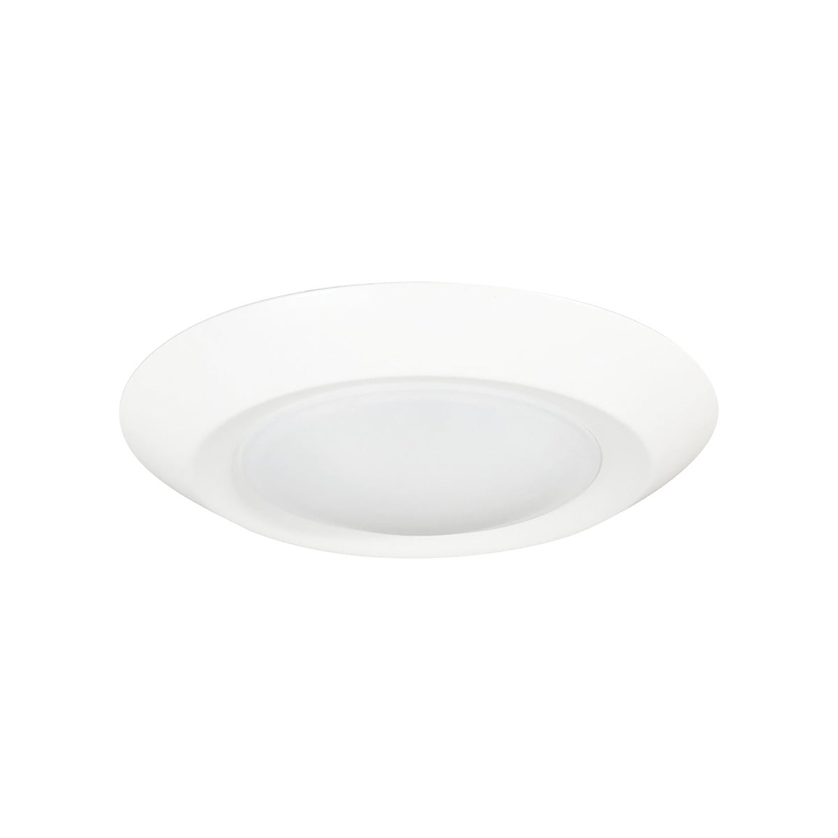 NORA Lighting AC Opal Series NLOPAC-R6REGT2427W 13 Watt 6-Inch Regressed LED Surface Mount Downlight Fixture with Triac Dimming 2700K