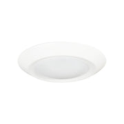 NORA Lighting AC Opal Series NLOPAC-R6REGT2427W 13 Watt 6-Inch Regressed LED Surface Mount Downlight Fixture with Triac Dimming 2700K