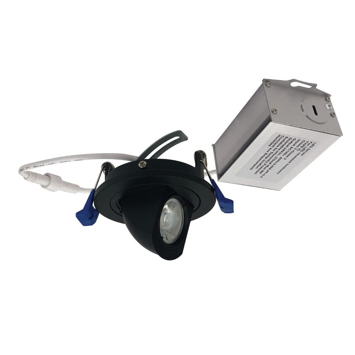 NORA Lighting M2 Series NM2-2R270 6 Watt 2-Inch LED Recessed Adjustable Elbow Downlight Fixture Dimmable