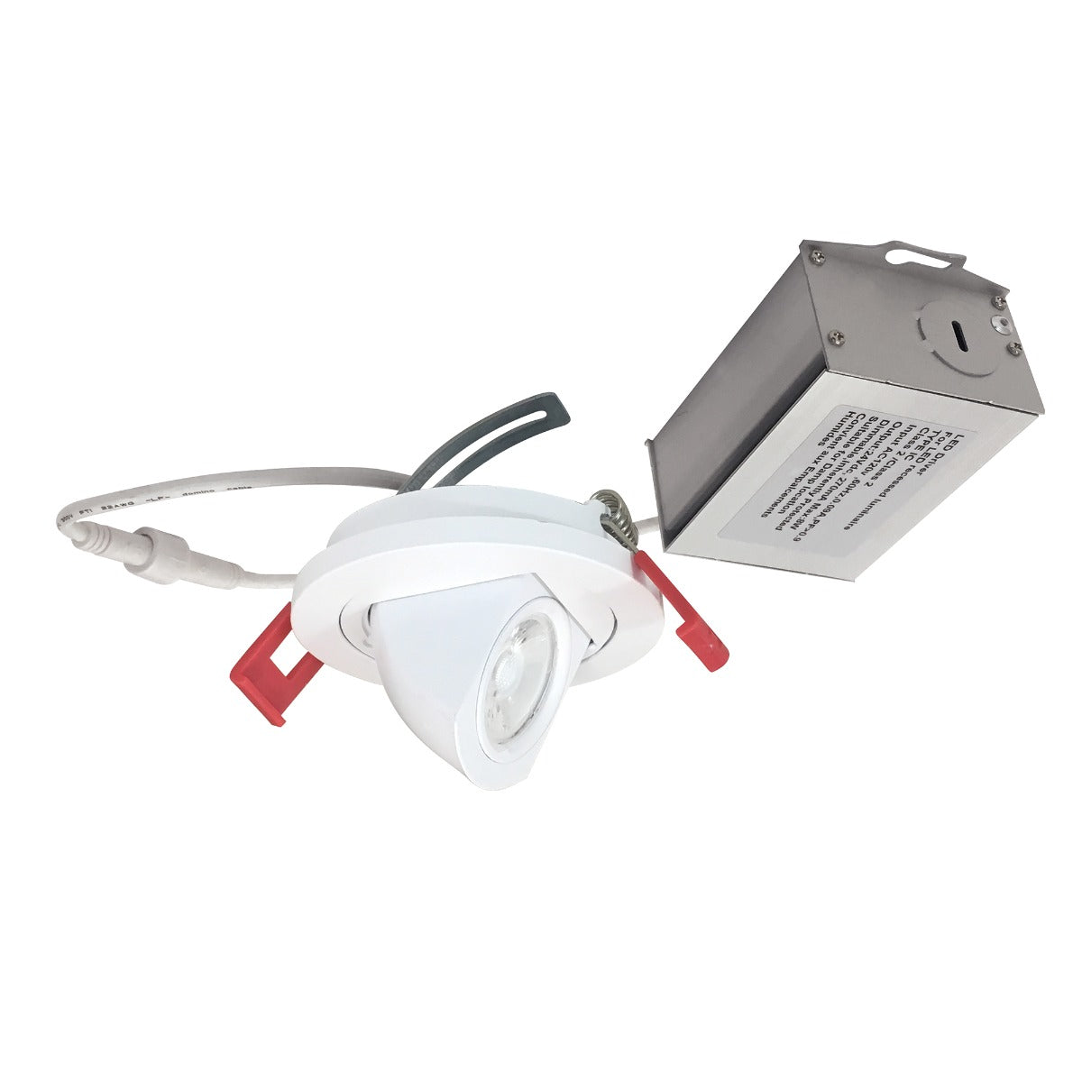 NORA Lighting M2 Series NM2-2R270 6 Watt 2-Inch LED Recessed Adjustable Elbow Downlight Fixture Dimmable