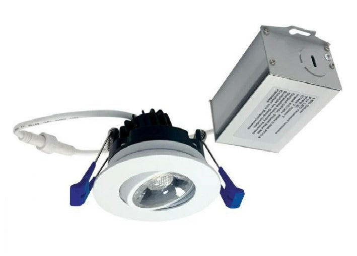 NORA Lighting NM2-2RG 2-Inch LED M2 Round Recessed Adjustable Gimbal Downlight Fixture Dimmable