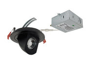 NORA Lighting M4 Series NM4-R470 4-Inch 12-Watt LED Round Recessed Adjustable Elbow Downlight Fixture Dimmable