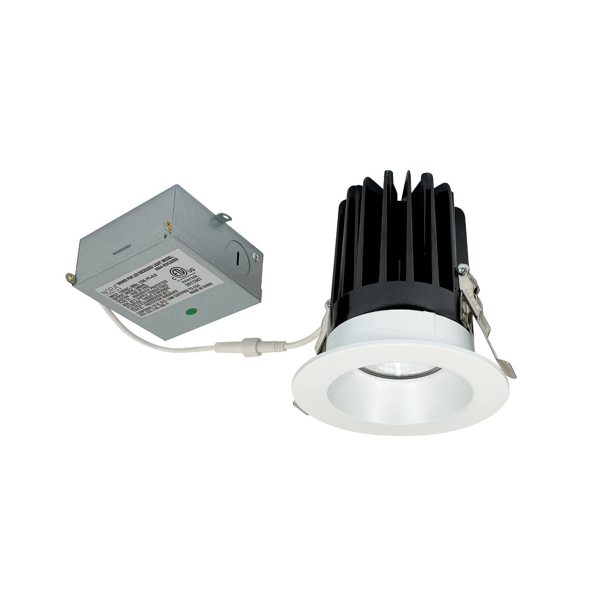 NORA Lighting M4 Series NM4-RDC 4-Inch 15-Watt LED Round Recessed Downlight Fixture Dimmable