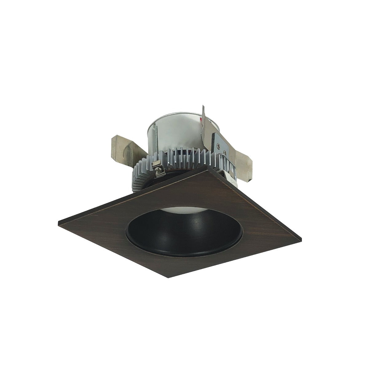 NORA Lighting NLCBC2-453BZBZ 4in LED Cobalt Click Square Downlight Retrofit with Round Aperture
