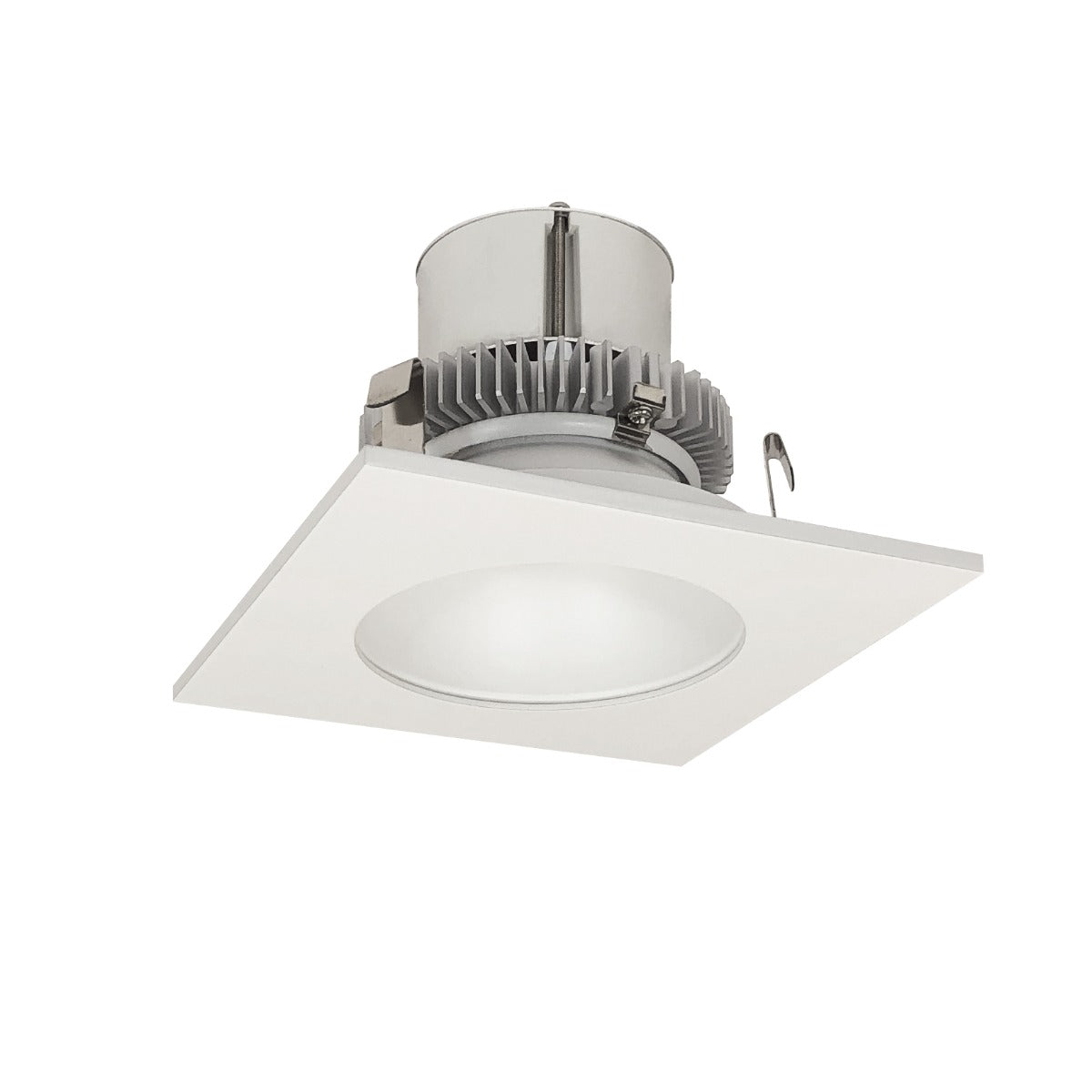 NORA Lighting NLCBC2-453MPW 4in LED Cobalt Click Square Downlight Retrofit with Round Aperture