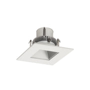 NORA Lighting NLCBC2-456HZW 4in LED Cobalt Click Square Downlight Retrofit with Square Aperture