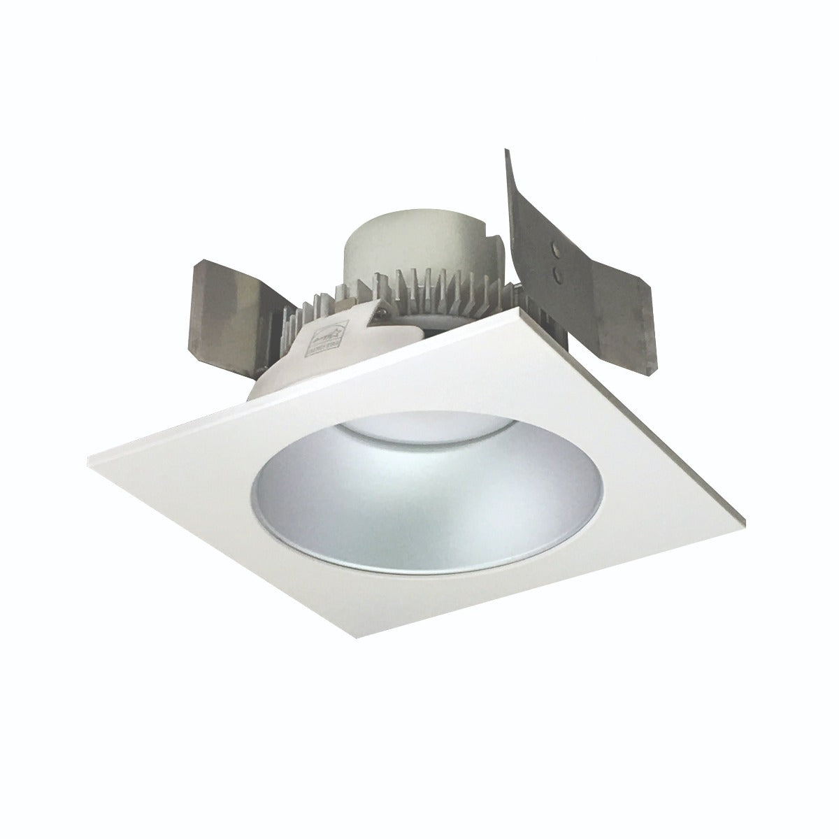 NORA Lighting NLCBC2-553HZW 5in LED Cobalt Click Square Downlight Retrofit with Round Aperture