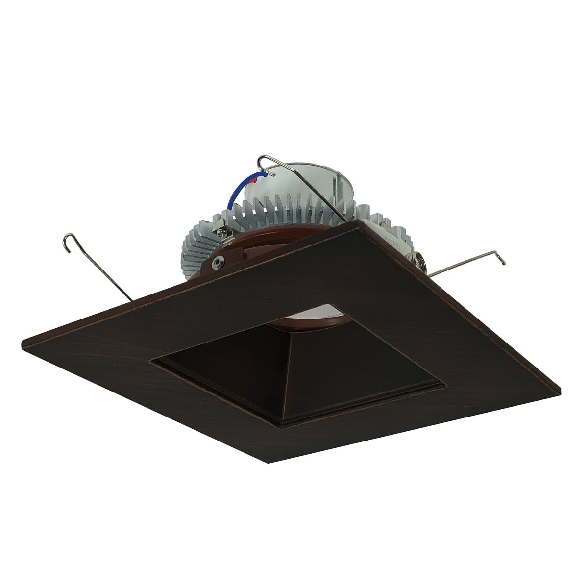 NORA Lighting NLCBC2-656BZBZ 6in LED Cobalt Click Square Downlight Retrofit with Square Aperture