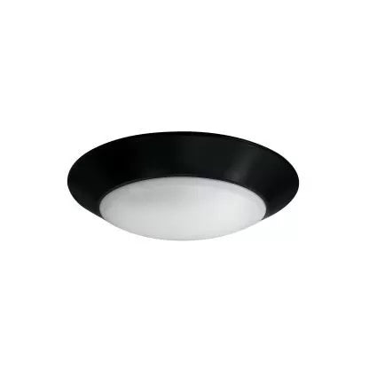Nora Lighting NLOPAC-R6TWB Color Selectable 16-Watt LED 6-Inch Round Surface Mount Downlight Fixture Dimmable