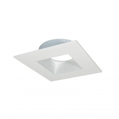 NORA Lighting NM4-SDT Square Baffle Trim for NM4-RDC Downlight - Matte Powder White