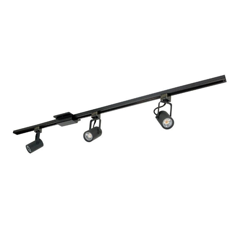NORA Lighting NTLE-860L 4-Foot Track Pack with 3 MAY 10-Watt per LED Track Head