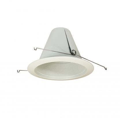 NORA Lighting NTM-713WAL 6-Inch Air-Tight Baffle Cone with Flange White