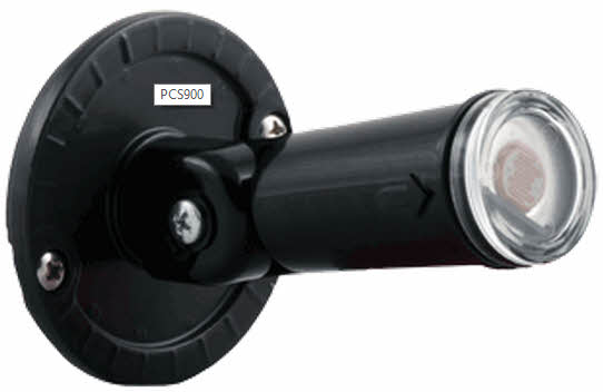 Optional Photocell PCS900  RAB Lighting BULLET2X12 24 Watts LED Flood Kit with CU4 & Hood with Adjustable Dual Heads 120V 