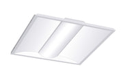 GE Lighting PCL22A1FSDFWHTE Lumination PCL Series LED Lumen and Color Selectable Volumetric Center Lens Troffer Light Fixture Dimmable