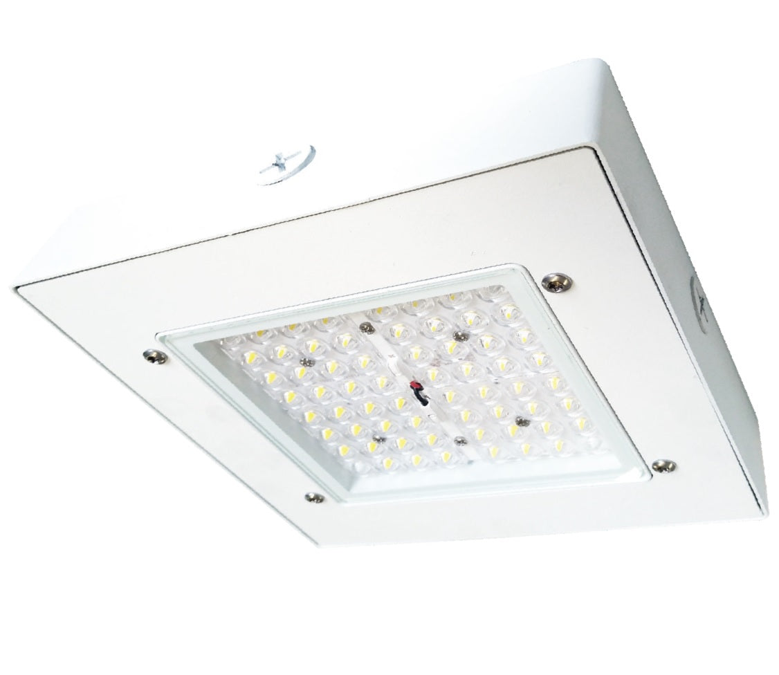 Jarvis Lighting PGC Series DLC Premium Listed Compact LED Square Parking Garage Light Fixture 5000K Dimmable