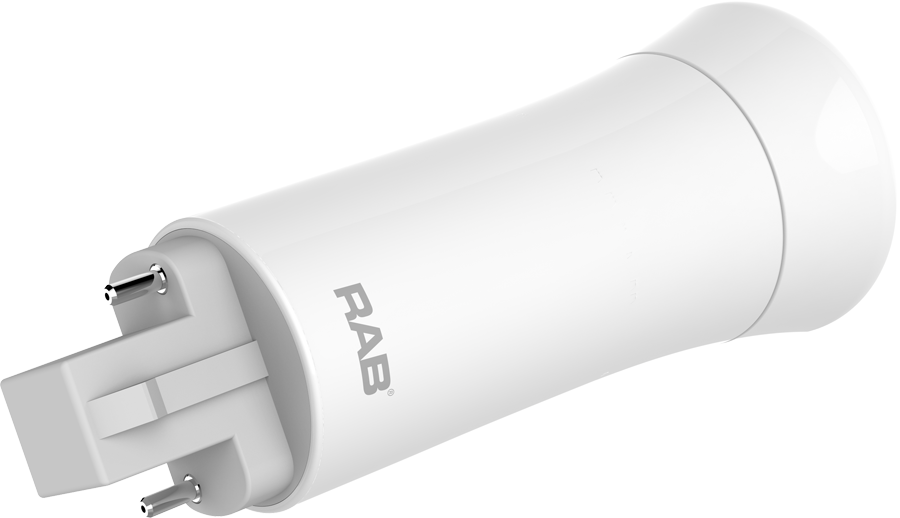 RAB Lighting PLC-9-V 9-Watt Type B Ballast Bypass Vertical LED PLC Replacement Lamp 26W Equivalent