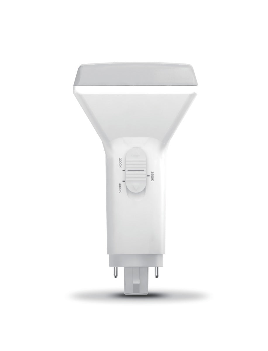 Topstar PLCV26G24Q-8CW-09P-P6-EB DLC Listed 9.5W LED PLC Lamp – G24Q Base, Vertical, Color Selectable, Plug & Play, Rotatable, Replaces 13–42W CFL