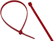 Plenum-4-18-C 4-Inch Plenum Rated Burgundy Nylon Cable Ties up to 18lbs Load Capacity 100 Per Bag