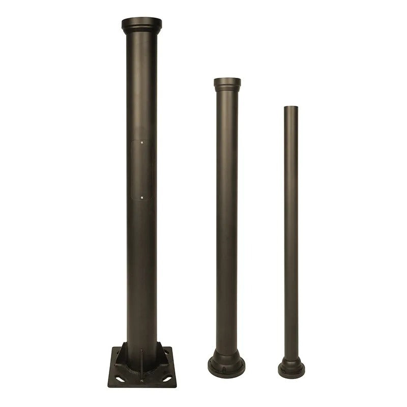 Westgate POL-D1 Series Decorative 3-Piece Light Pole for Outdoor Lighting - Bronze