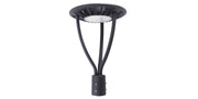 NaturaLED FX15PST DLC Premium Listed 15-Inch Open Post Top Area Light Fixture with Selectable Color and Wattage