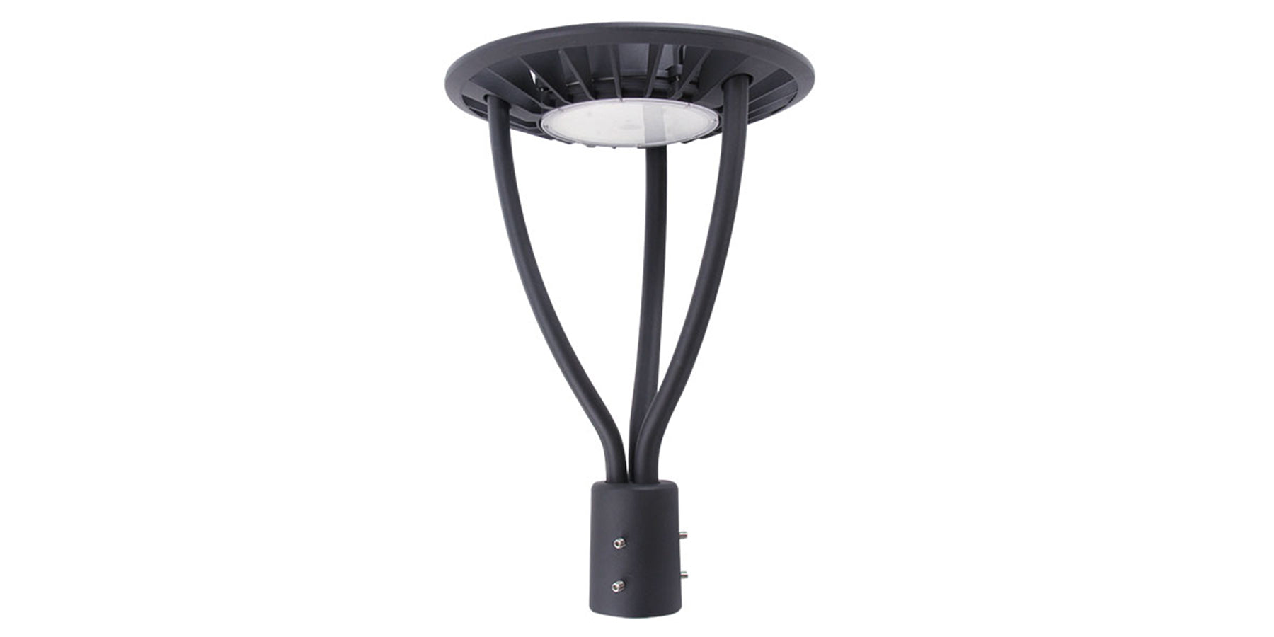 NaturaLED FX15PST DLC Premium Listed 15-Inch Open Post Top Area Light Fixture with Selectable Color and Wattage