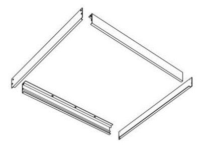 Litetronics PTAM301 1x4 Surface Mount Kit for Side Mounted Driver