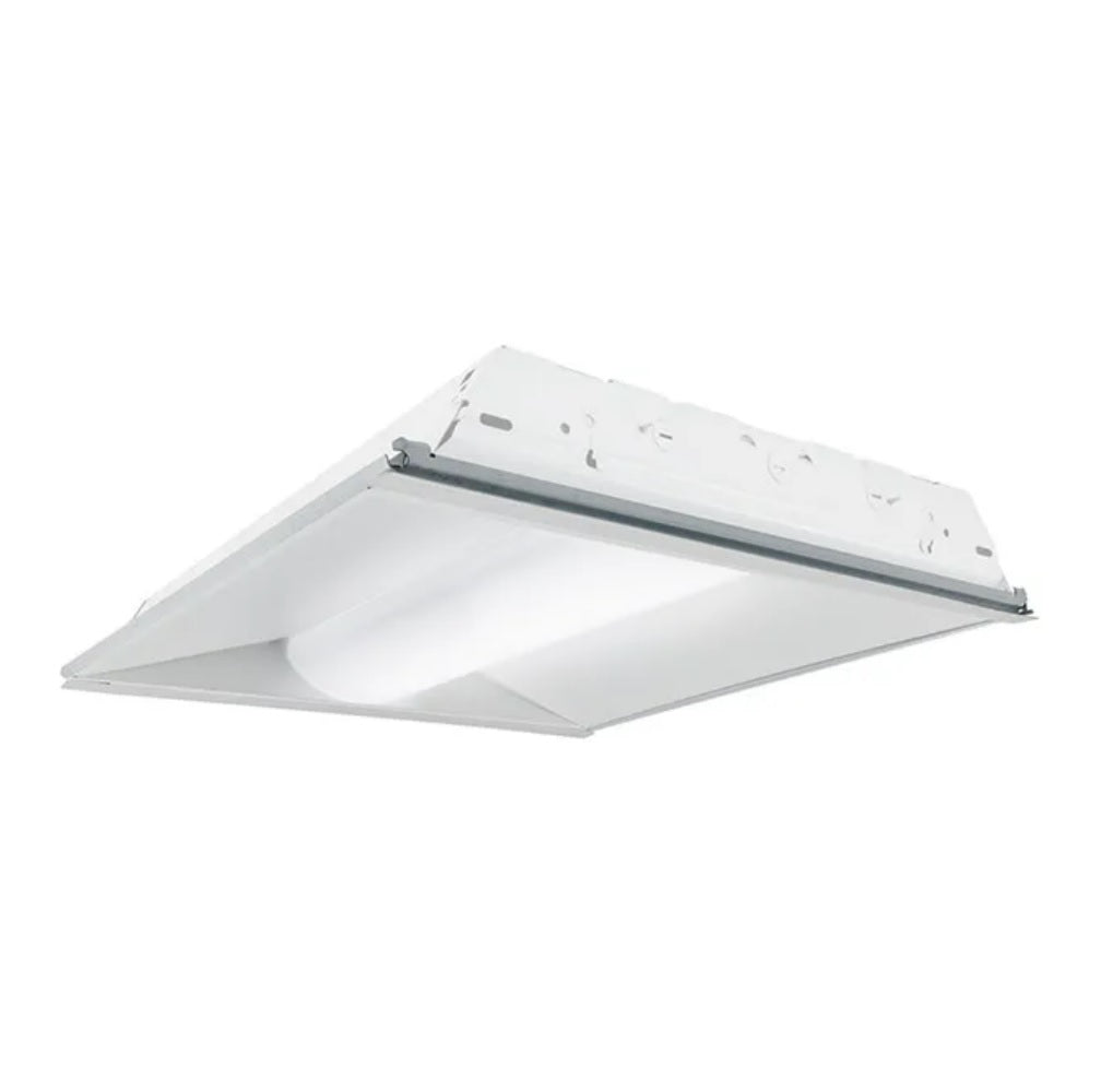 GE Lighting PVR22A04XMM8XXVQRMWHTE 2x2 LED Volumetric Retrofit Troffer Light Dimmable Switchable CCT and Wattage 
