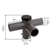 Arcadia Lighting R60-SP3-90-D Triple 90FT Horizontal Tenon Adaptor