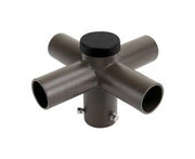 SLG Lighting R60-SP4-90-D Quad 90˚ Horizontal Tenon Adaptor 2-3/8-Inch O.D