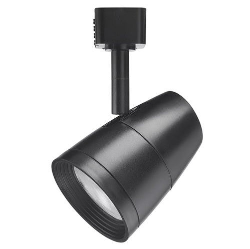Juno Lighting R600L G2 Dimmable 9.5W LED Trac Head in Black with General Flood Optic, 3500K, 50W Equivalent