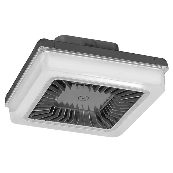 RAB Lighting PRT30 30 Watt LED Garage Light Fixture with Vandal Resistant Polycarbonate Lens
