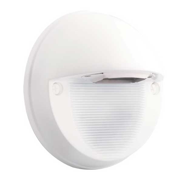RAB Lighting SLEDR5 5 Watt Round LED Step Light Fixture - White