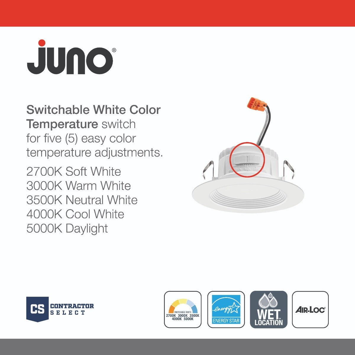 Switchable White Color Temperature