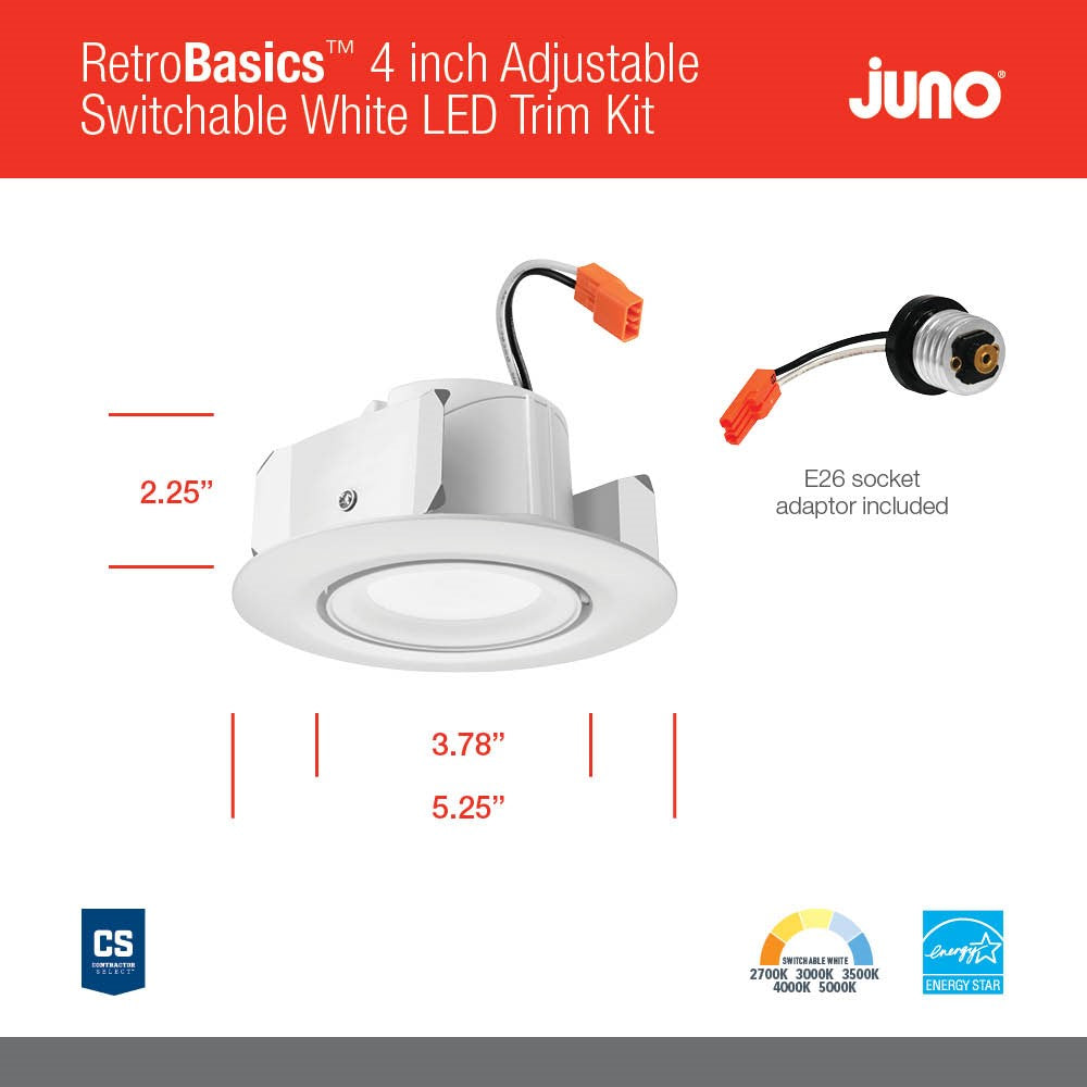 Dimensions - Juno Lighting RB4A