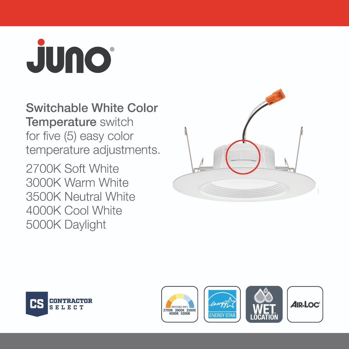 Switchable White Color Temperature