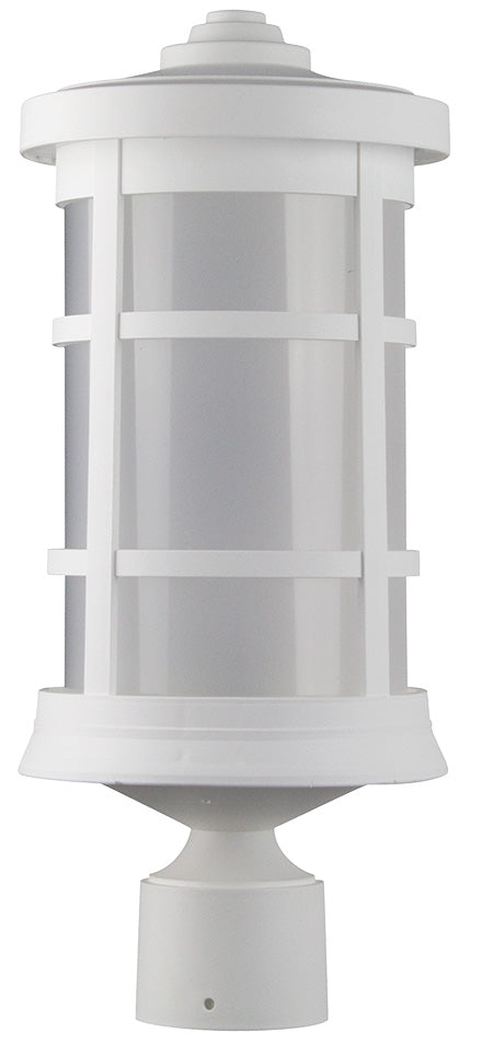 Wave Lighting S50TF-WH 60-Watt Artisan Series Post Mount Frosted Lens Outdoor Fixture