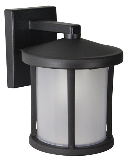 Wave Lighting S52VC-BK Clear Acrylic Round Wall Mount Outdoor Decorative Fixture
