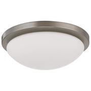 Satco Lighting 62-1842 Color Selectable 18-Watt LED Button Flush Mount Light Fixture Dimmable